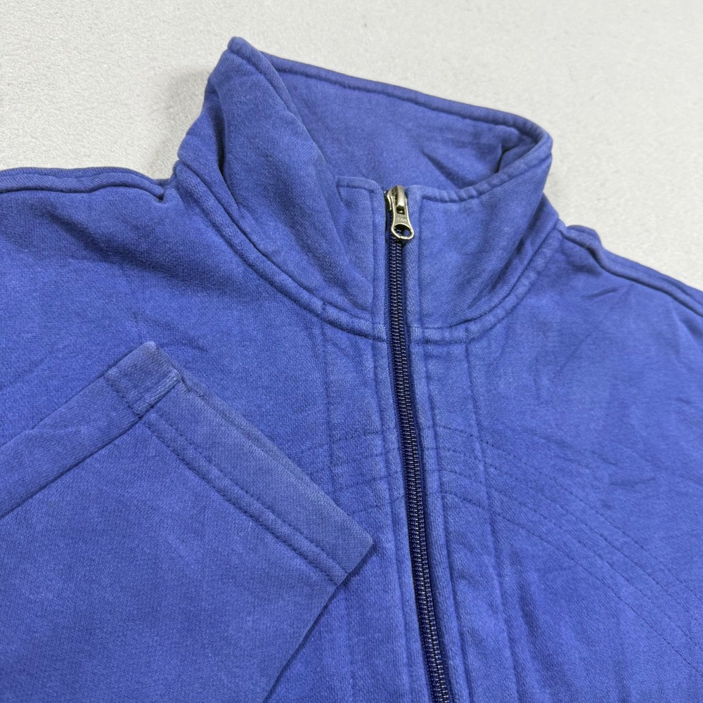 Columbia Sportswear Womens Blue Full Zip Mock Neck Fleece Sweatshirt Jacket M